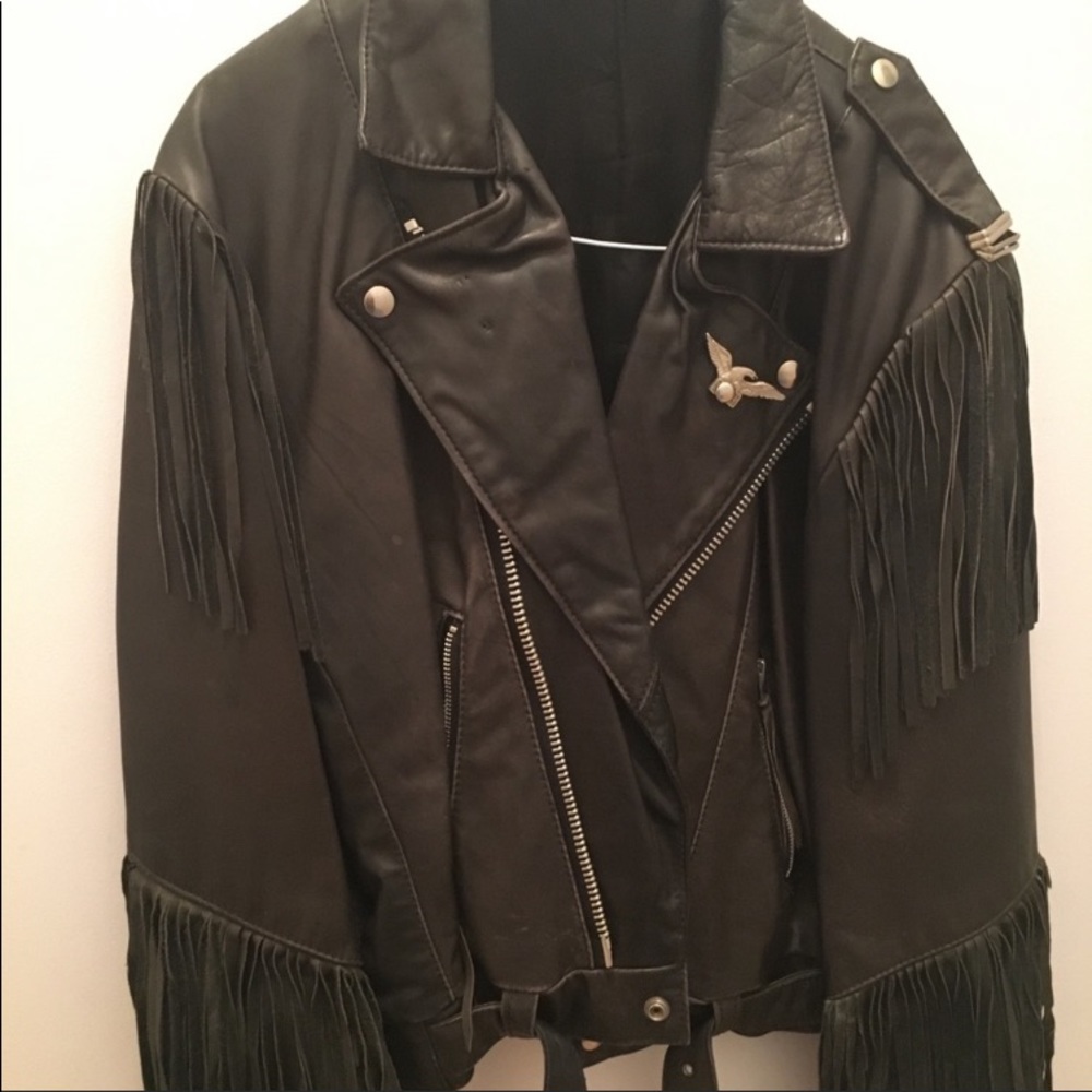 Vintage 80s Harley Davidson Leather Jacket